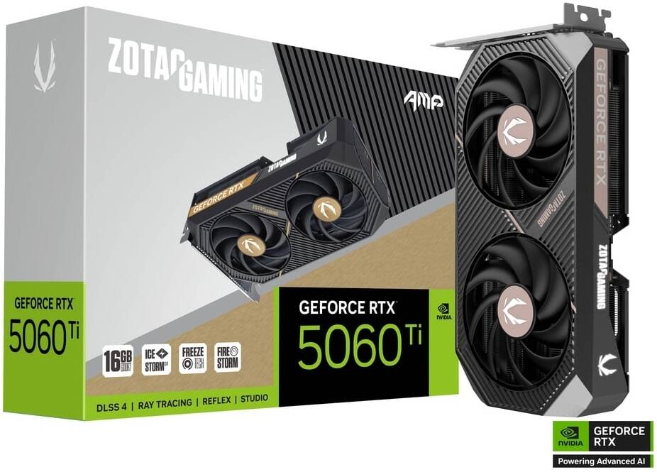 ZOTAC RTX5060TI 16GB TWIN EDGE GDDR7 VGA