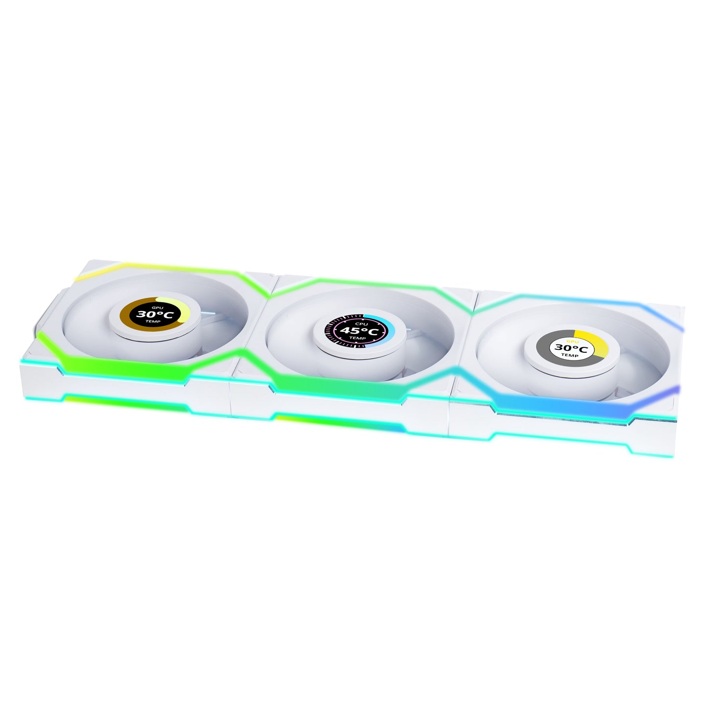 LIAN LI UNI FAN SL WIRELESS LCD 120 3PCS WHITE
