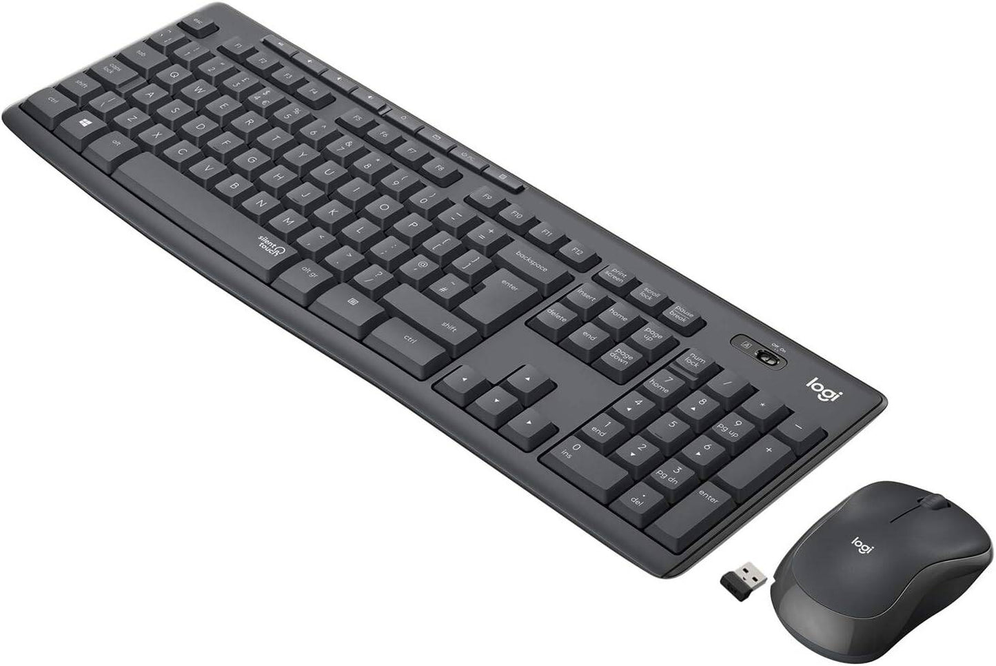Logitech MK295 Silent Wireless Mouse & Keyboard Combo English