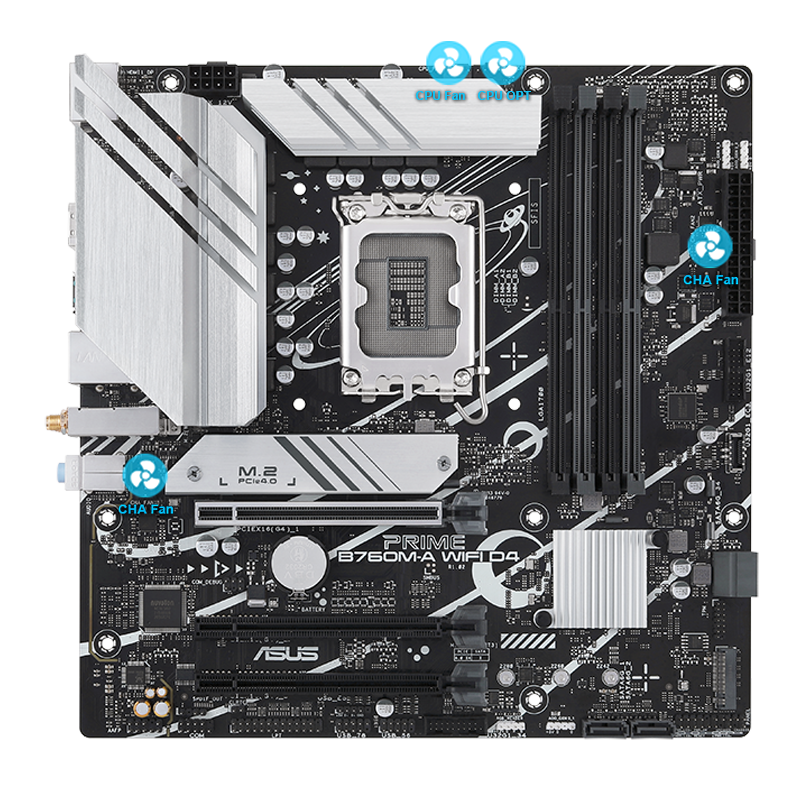 ASUS PRIME B760M-A WIFI DDR4 LGA1700 M-ATX MOTHERBOARD