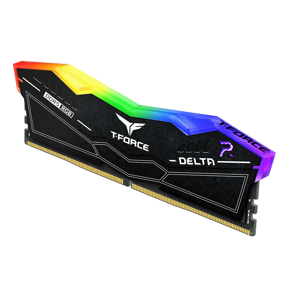 TEAMGROUP T-FORCE DELTA RGB BLACK 32GB (2X16GB) 6400 DDR5 DESKTOP MEMORY