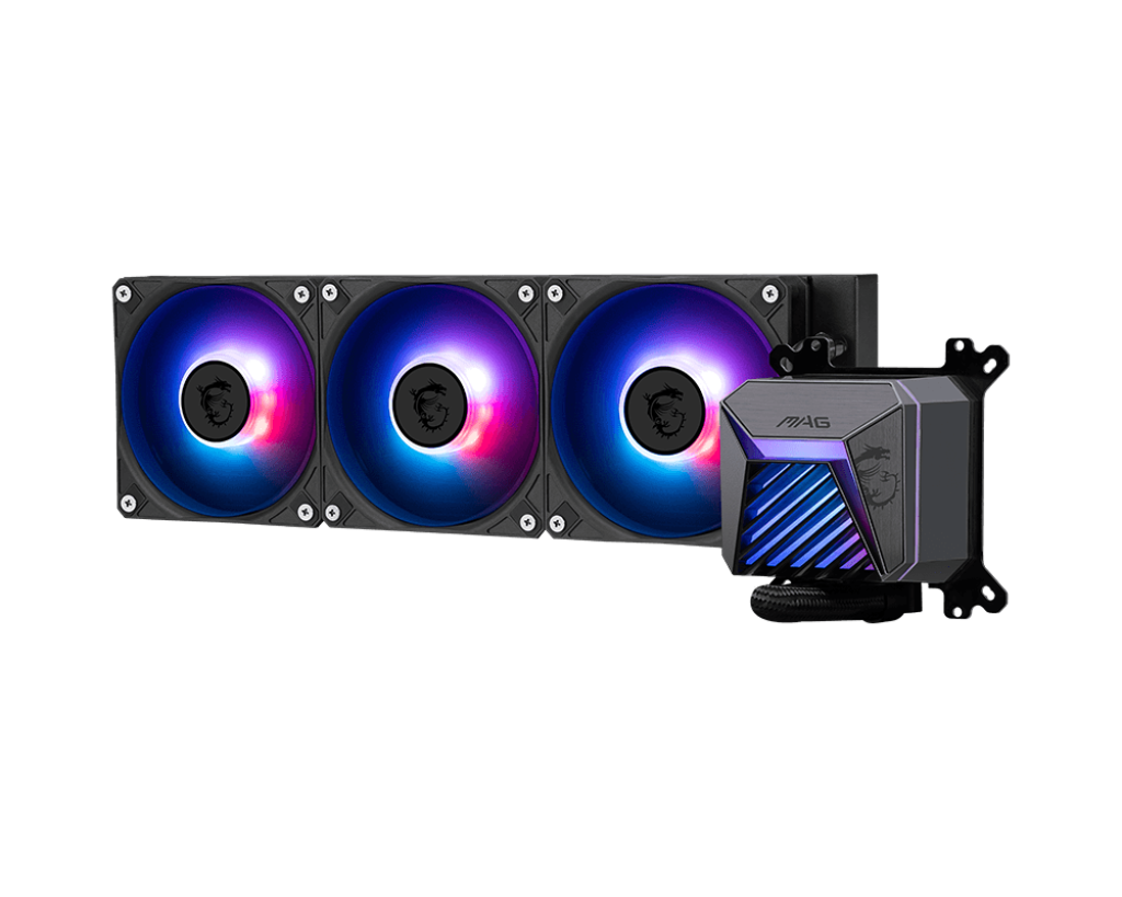 MSI Mpg Core liquid A15 360Mm ARGB Aio Liquid Cooler 2.4 Display Black