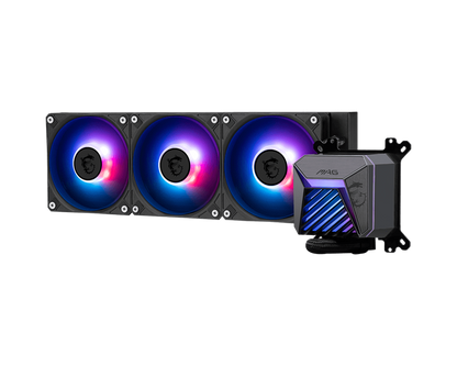 MSI Mpg Core liquid A15 360Mm ARGB Aio Liquid Cooler 2.4 Display Black