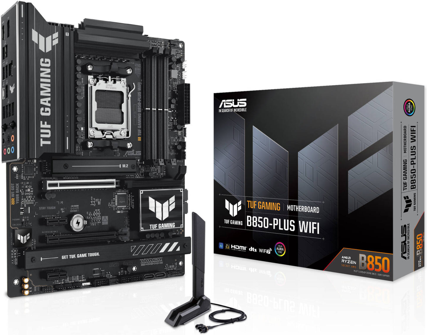 ASUS TUF GAMING B850-PLUS WIFI AM5 DDR5 M-ATX MOTHERBOARD