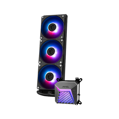 MSI Mpg Core liquid A15 360Mm ARGB Aio Liquid Cooler 2.4 Display Black