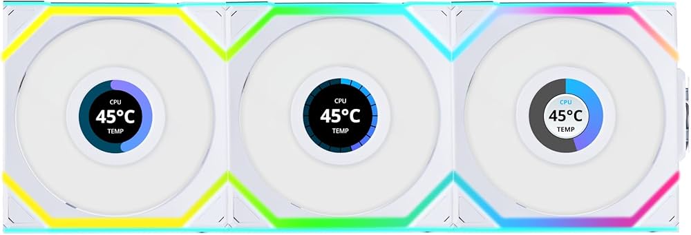 LIAN LI UNI FAN SL WIRELESS LCD 120 3PCS WHITE
