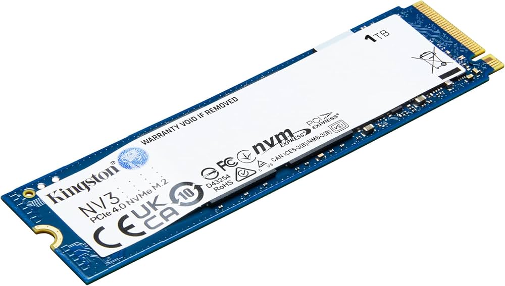 KINGSTON NV3 1TB PCIE 4.0 NVME SSD