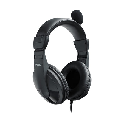 Rapoo H150S Wired Stereo Headset Black