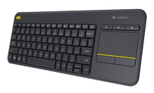 Logitech K400 Plus Wireless Keyboard Touch Pad ENG-AR Black