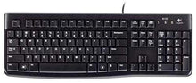 Logitech K120 Wired USB Keyboard Arabic Black