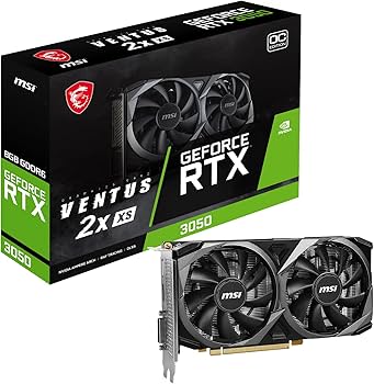 MSI GEFORCE RTX3050 VENTUS 2X 6GB OC VGA