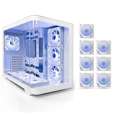 WJCoolman Robin 1 7-ARGB Fan White Gaming Case