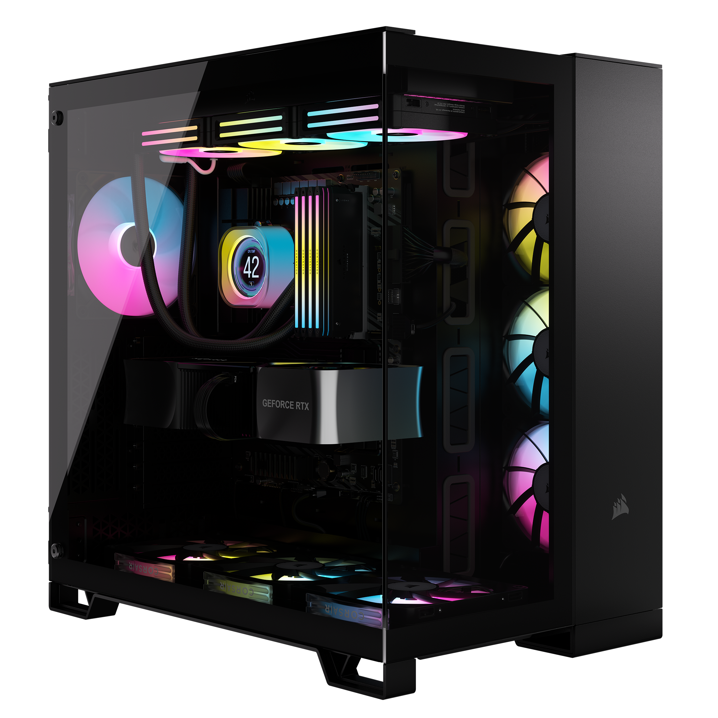 CORSAIR 6500X TMPRD GLASS BLACK ATX CASE