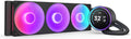 NZXT Kraken Elite 360 RGB 360Mm Aio Lcd Display CPU Liquid Cooler Black