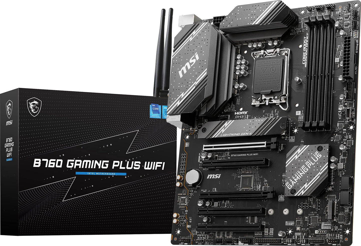 MSI B760 Gaming Plus WiFi LGA1700 DDR5 Motherboard