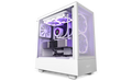NZXT H5 FLOW - ALL WHITE , TEMPERED GLASS ATX, MICRO-ATX, CC-H51FW-01