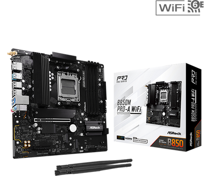 ASROCK B850M PRO-A WIFI AM5 M-ATX MOTHERBOARD