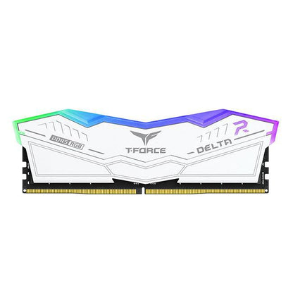 TEAMGROUP T-FORCE DELTA RGB WHITE 64GB (2X32GB) DDR5 5600 DESKTOP MEMORY
