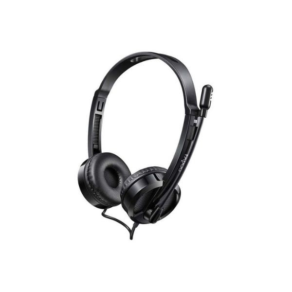 Rapoo H120 Wired USB Headset Volume Control Black