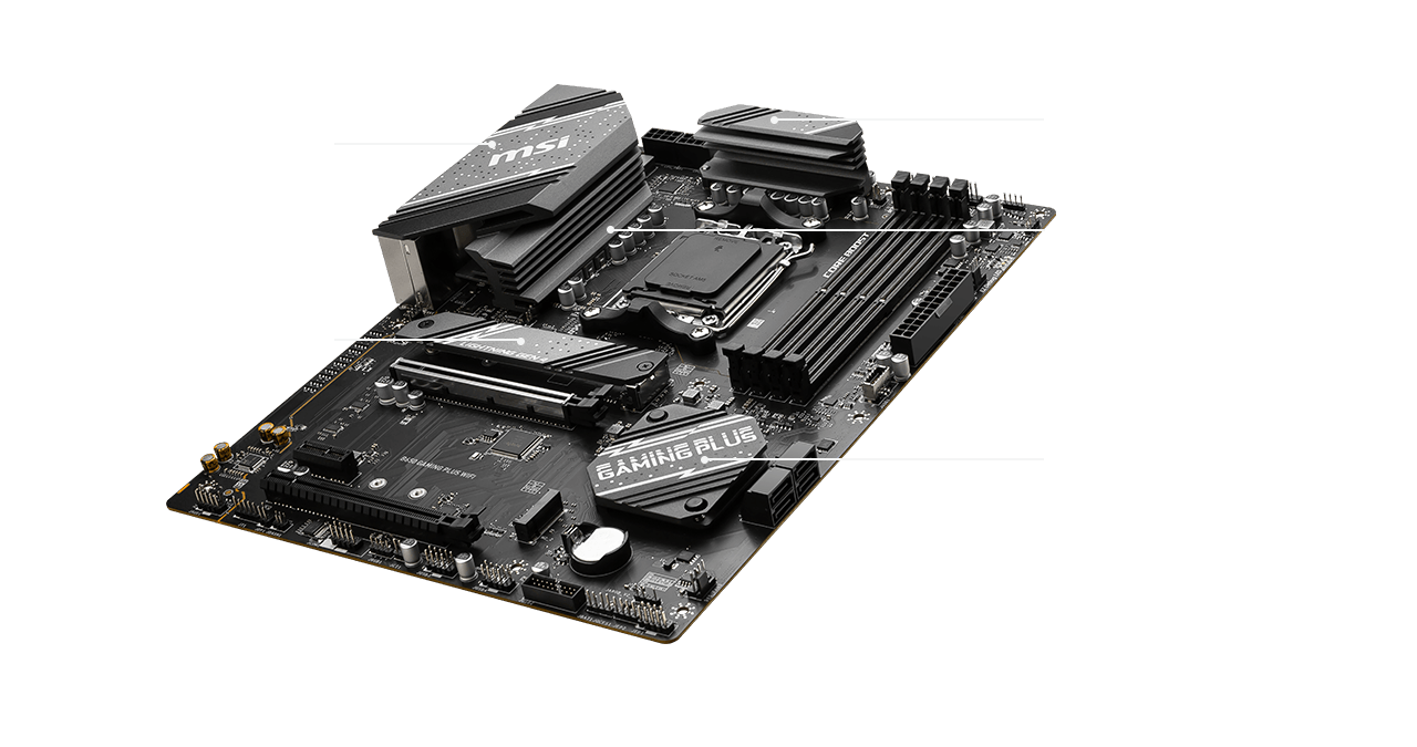 MSI B650 GAMING PLUS WIFI AM5 DDR5 ATX MOTHERBOARD