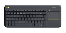 Logitech K400 Plus Wireless Keyboard Touch Pad ENG-AR Black