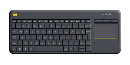 Logitech K400 Plus Wireless Keyboard Touch Pad ENG-AR Black