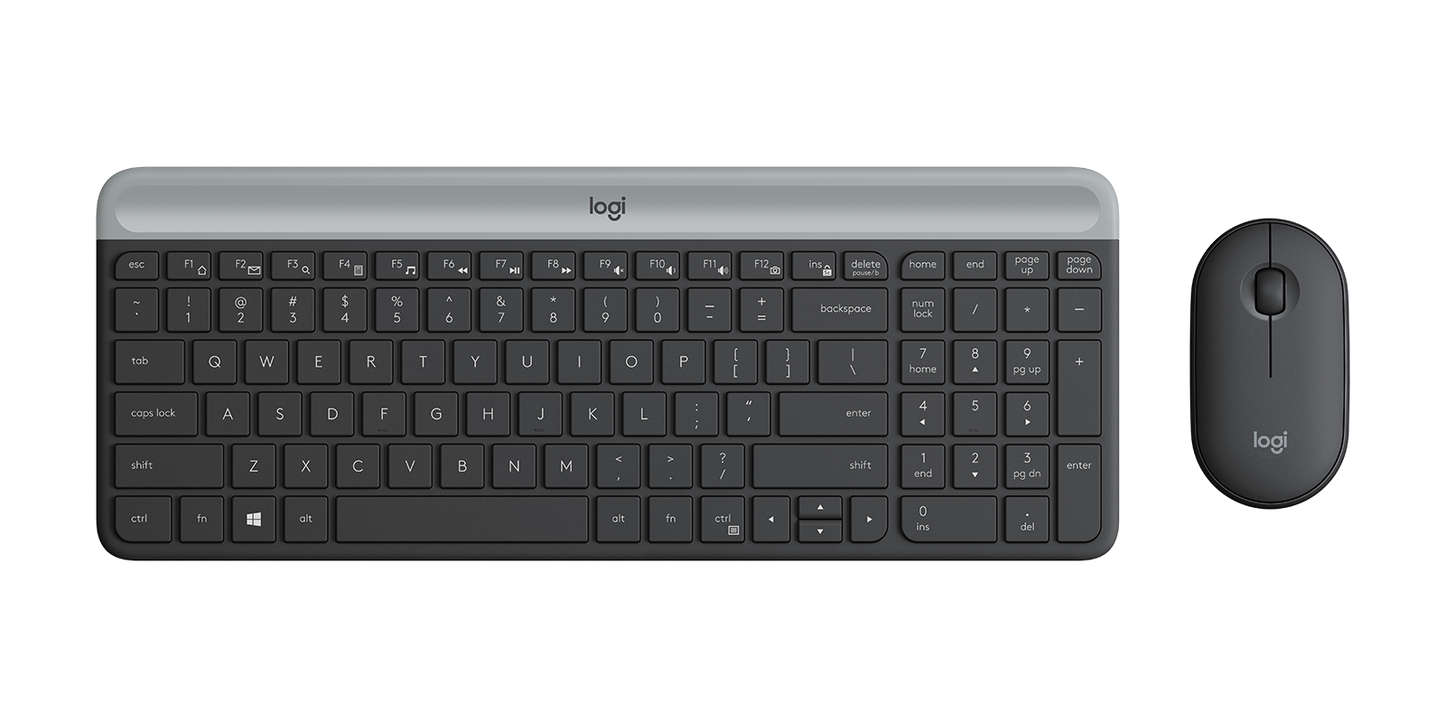 Logitech MK470 Slim Keyboard &amp; Mouse Graphite