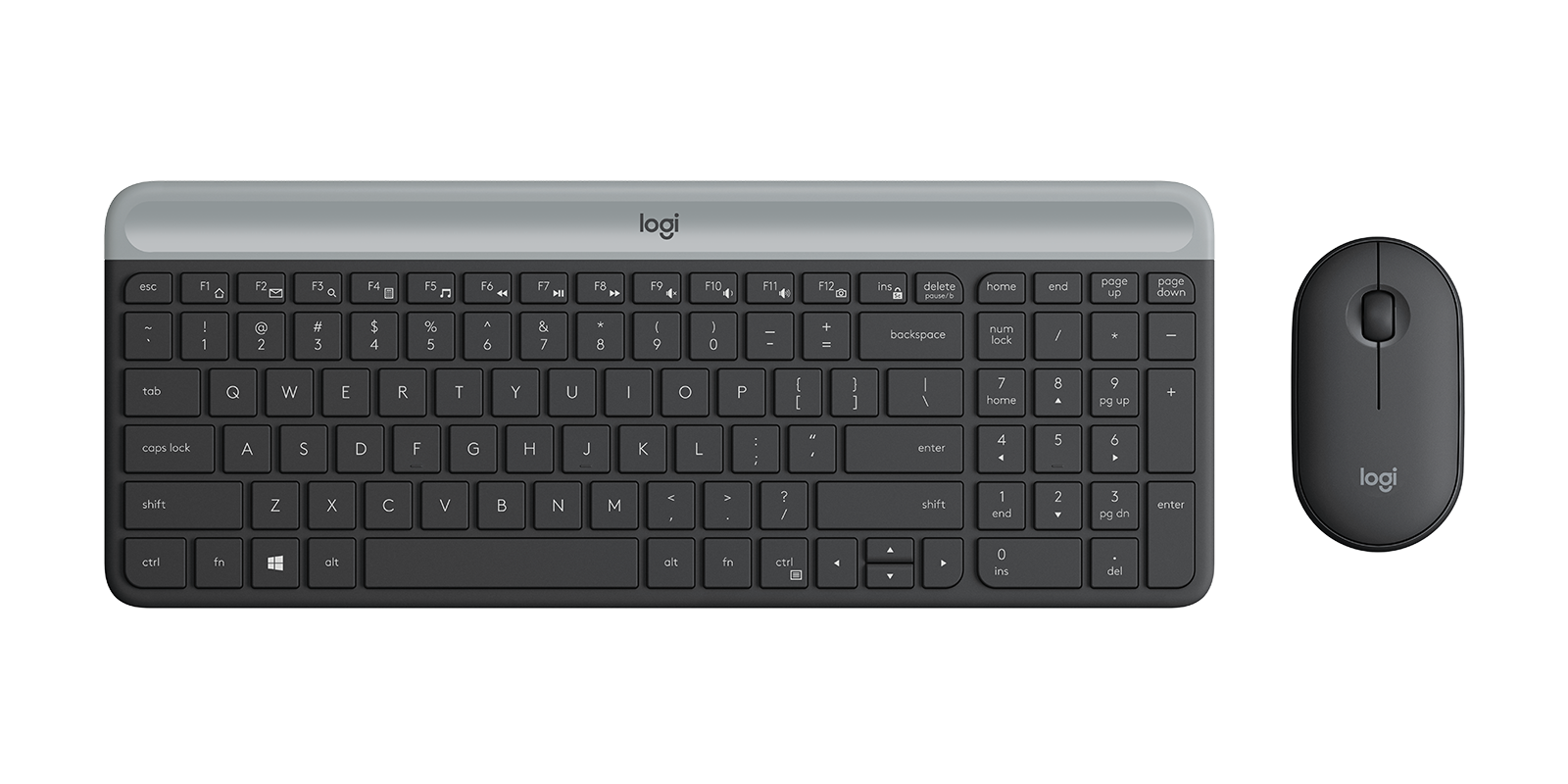 Logitech MK470 Slim Keyboard &amp; Mouse Graphite
