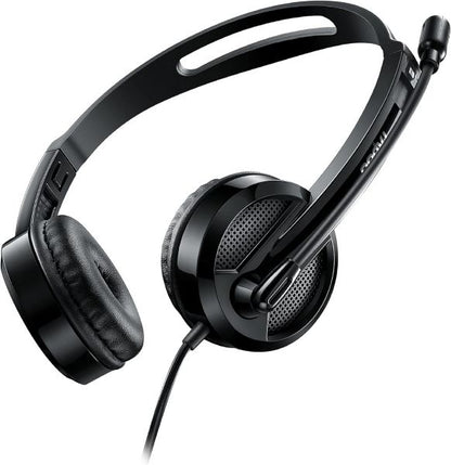 Rapoo H120 Wired USB Headset Volume Control Black
